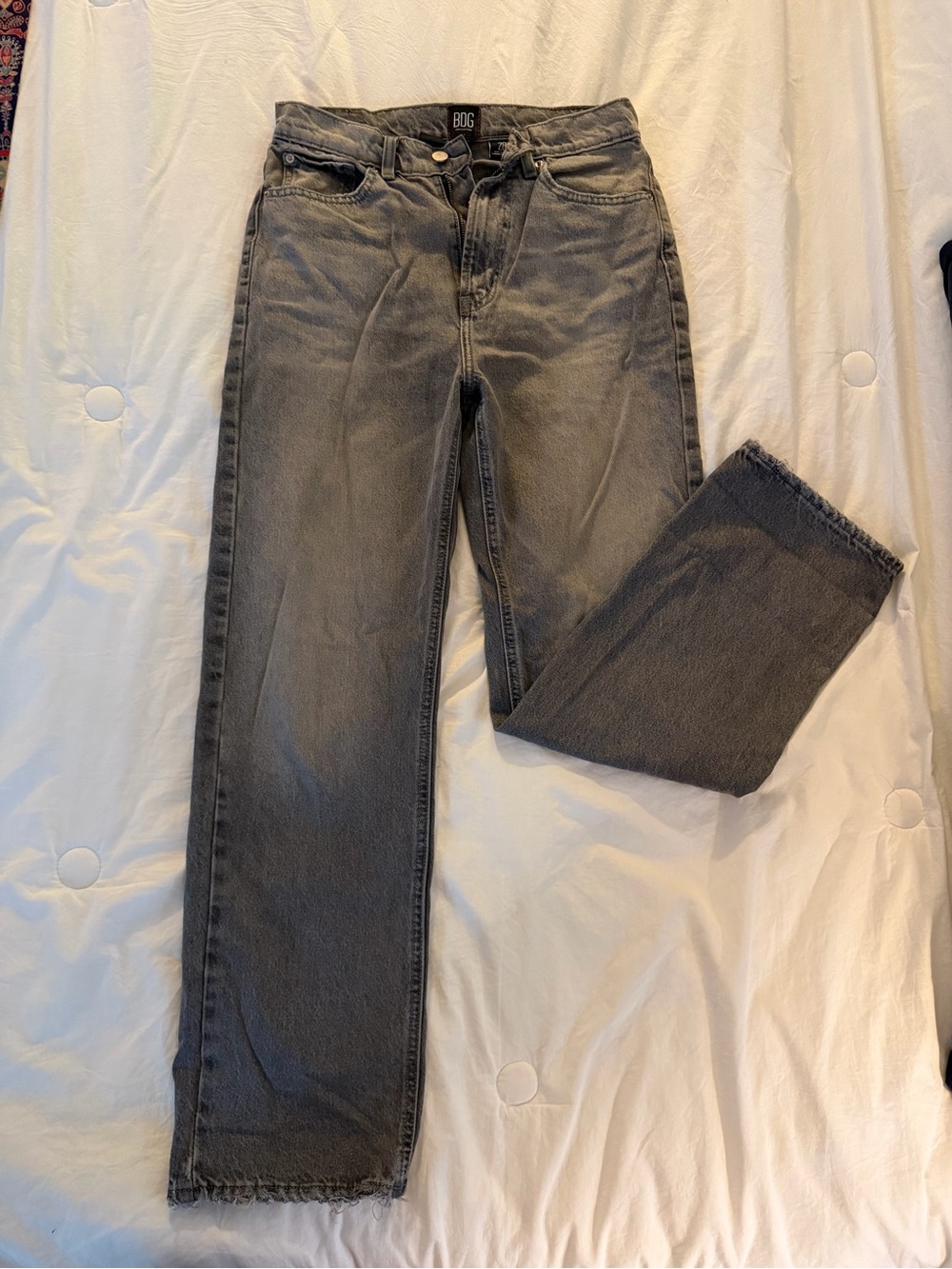 BDG Urban Outfitters high rise charcoal grey jeans size 28